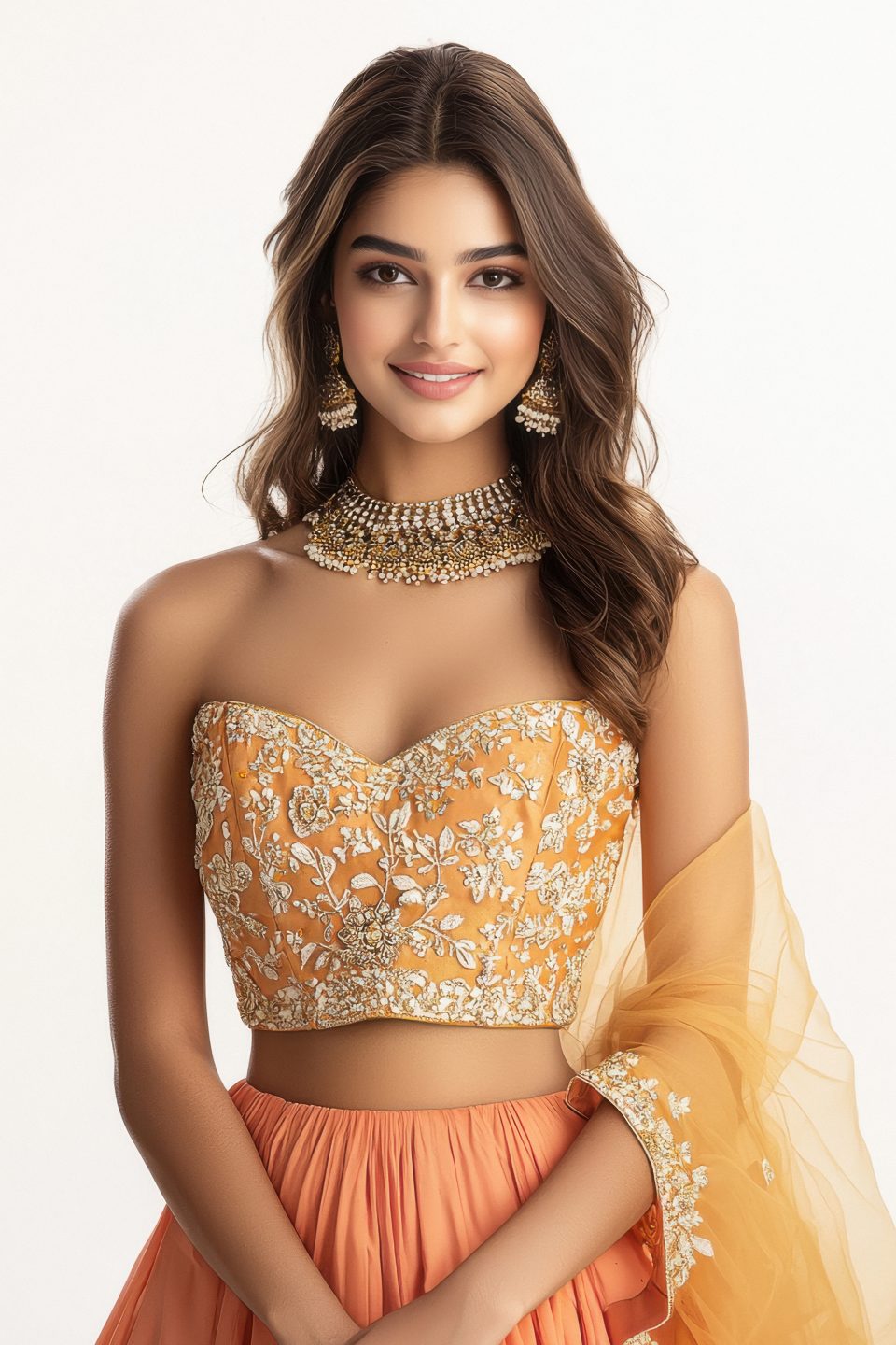 breezy yellow tunic and palazzo set for haldi