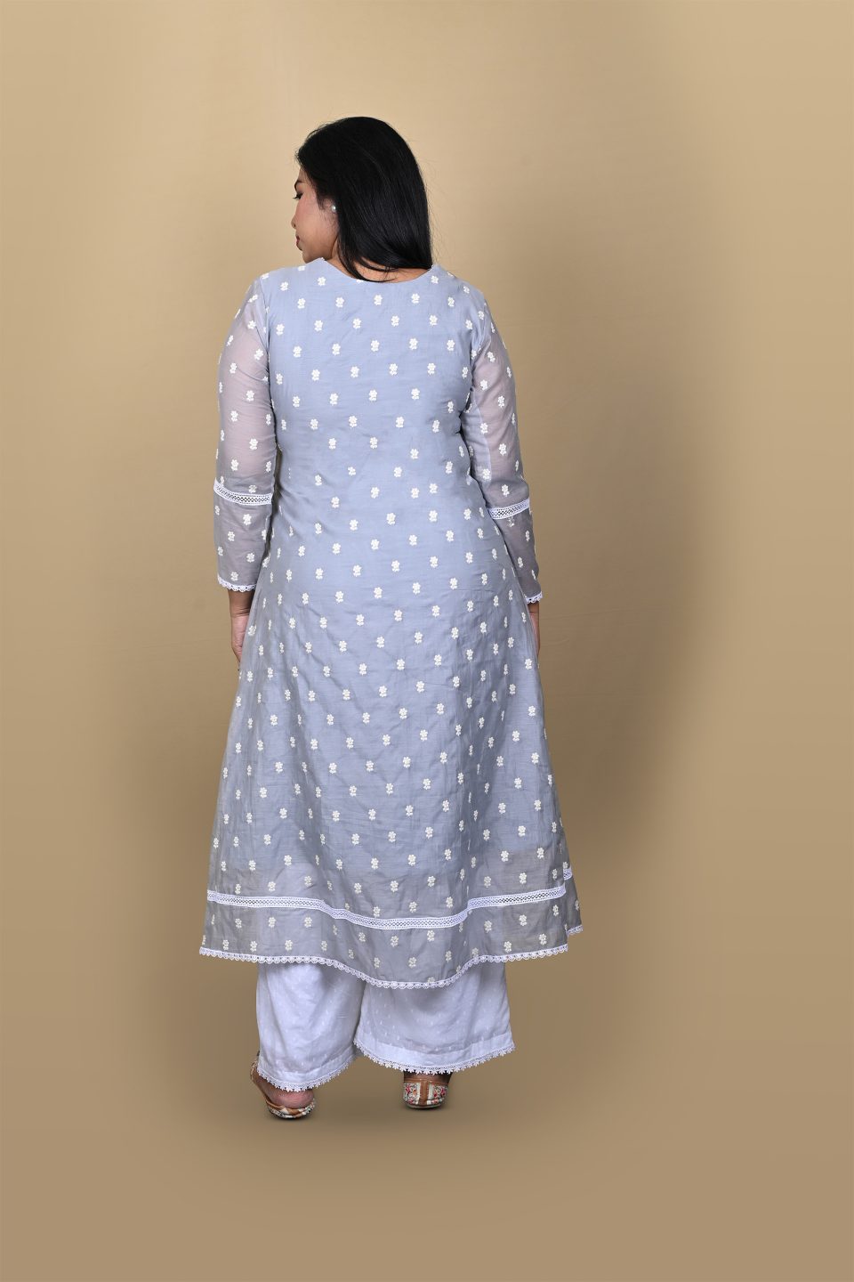Chanderi Kurta Back