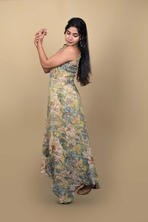 Vintage Botanical Gown
