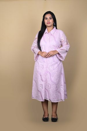 Button-Down Ethnic Dress