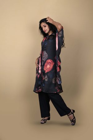 Indo-Western Floral Outfit