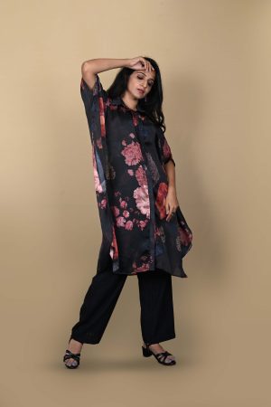 Indo-Western Floral Outfit
