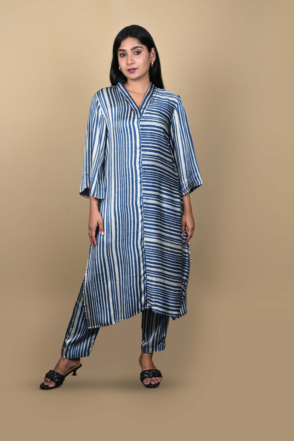 Blue Striped Co-Ord