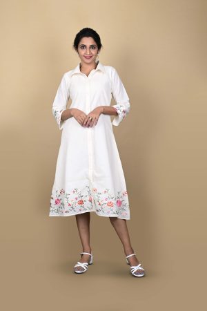 shirt dress embroidery