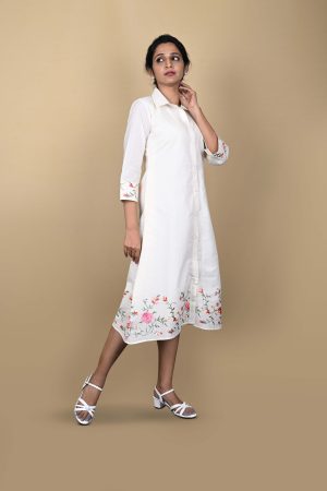 shirt dress embroidery