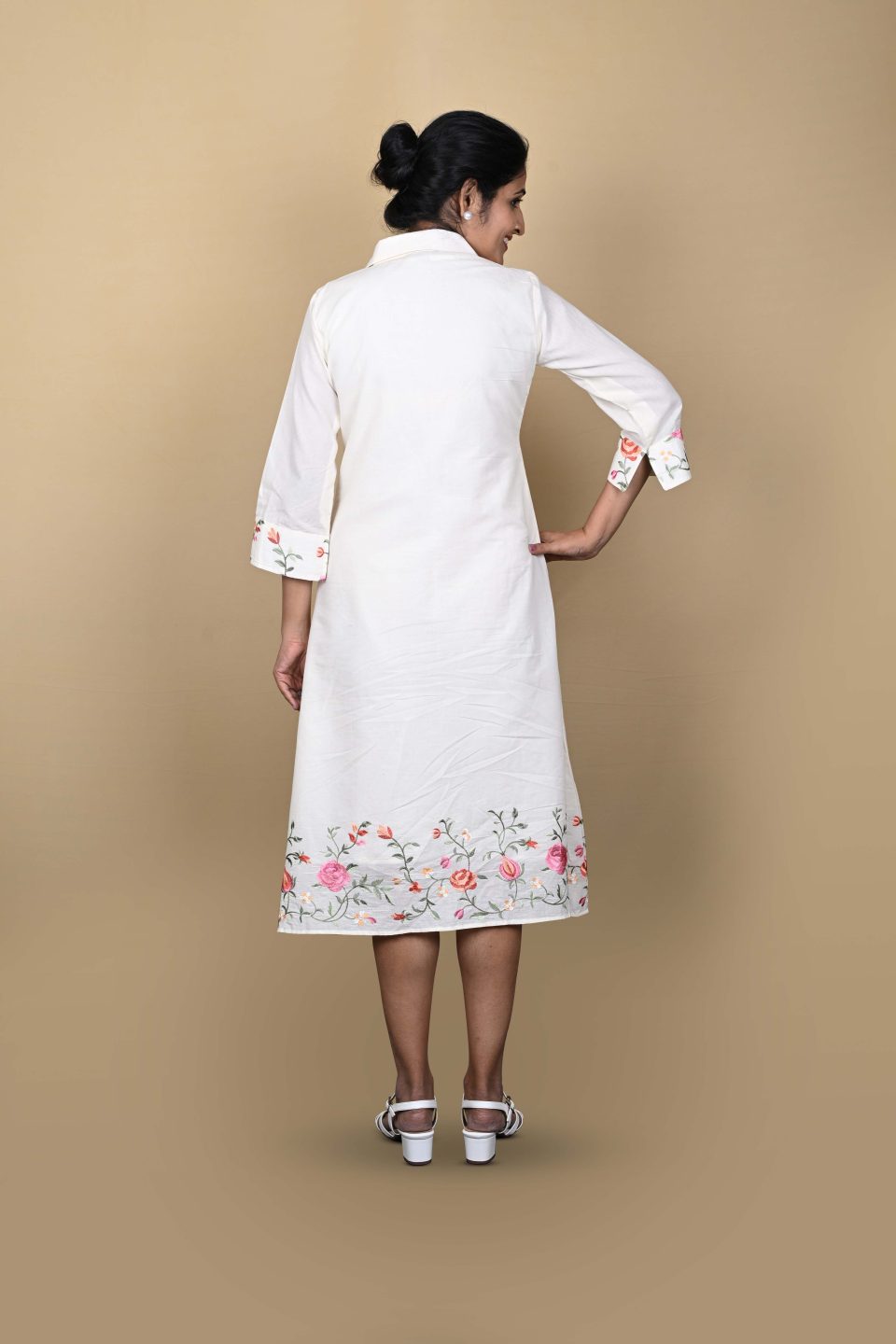 shirt dress embroidery