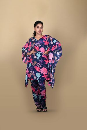 Floral Kaftan Set
