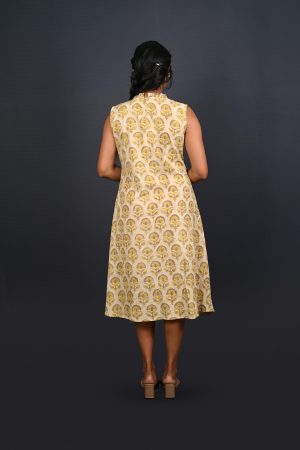 Sleeveless Cotton Summer Dress