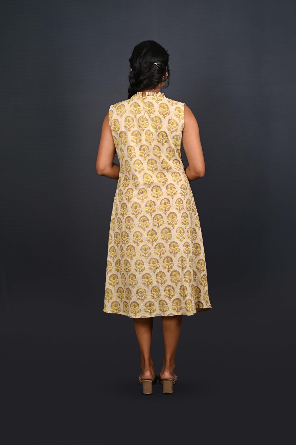 Sleeveless Cotton Summer Dress