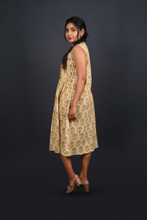 Sleeveless Cotton Summer Dress
