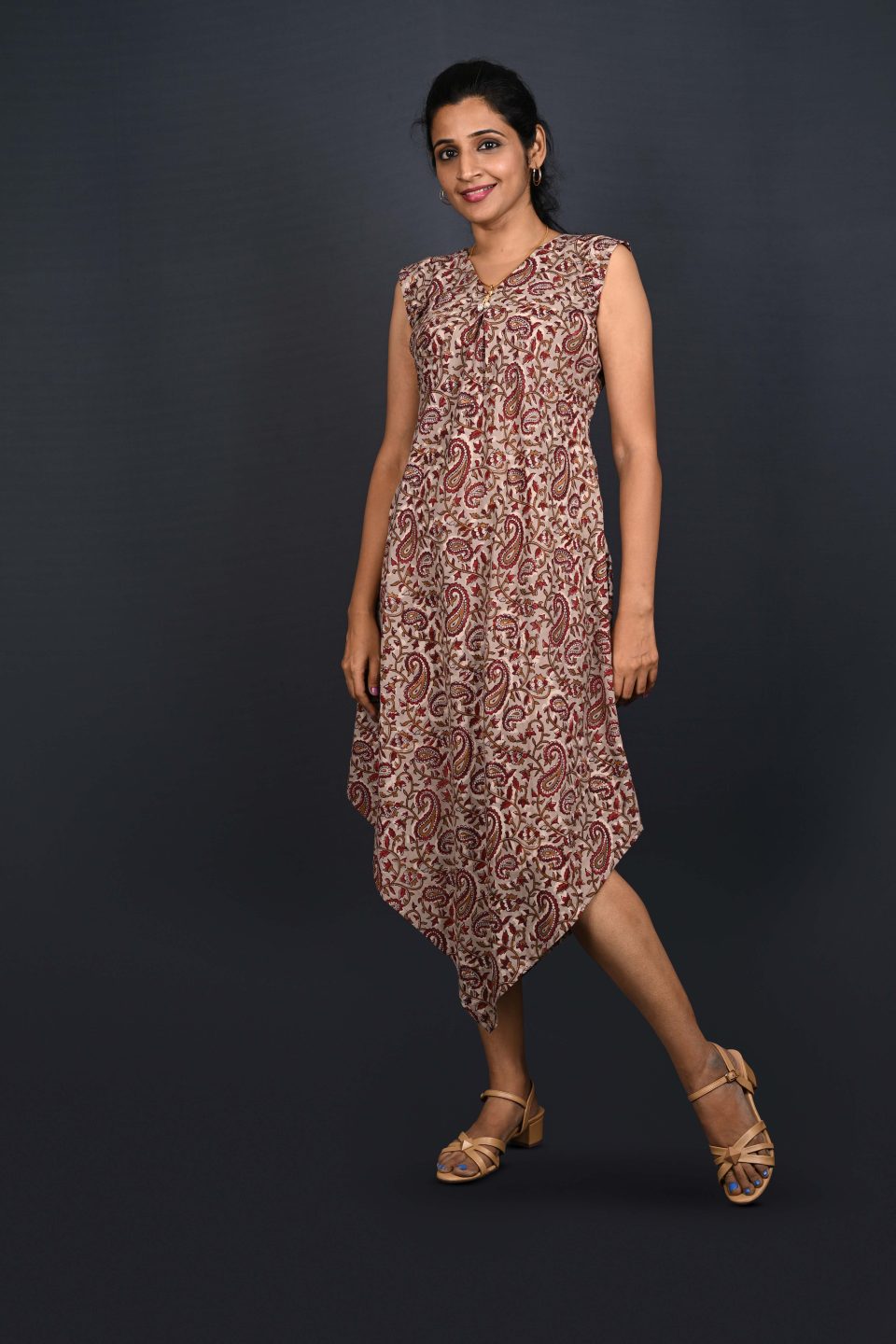 Summer Printed Cotton Dress