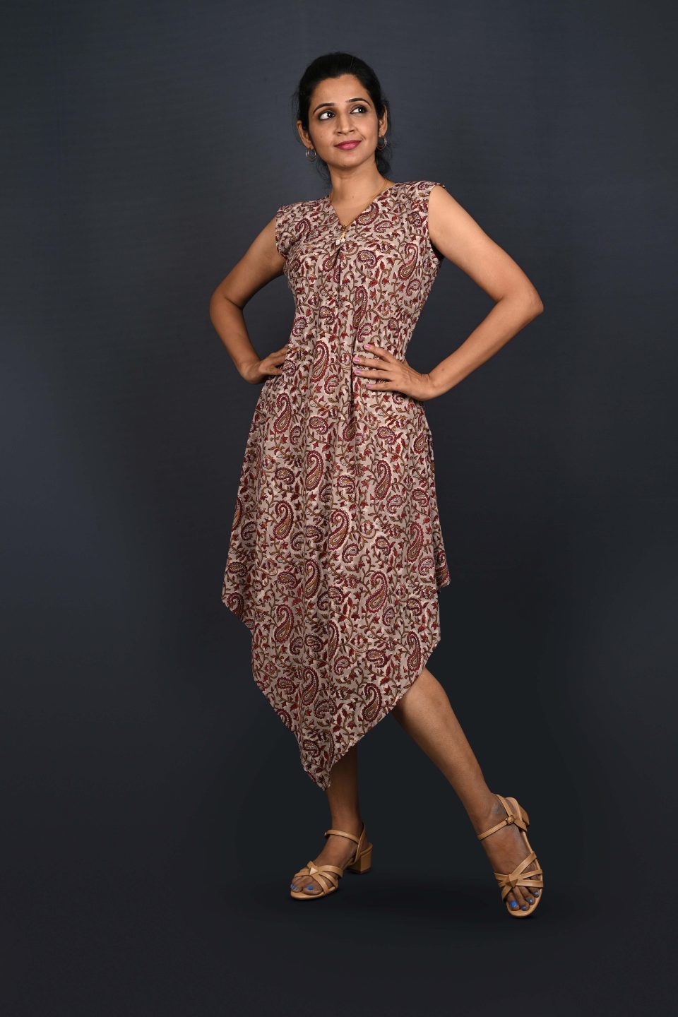 Summer Printed Cotton Dress