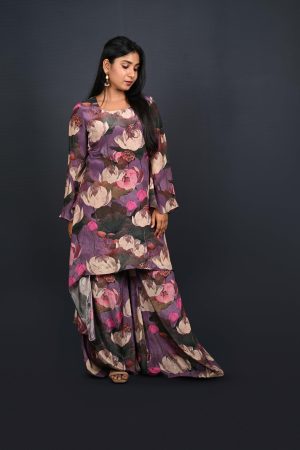Elegant Printed Co - ord