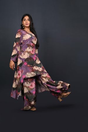 Elegant Printed Co - ord