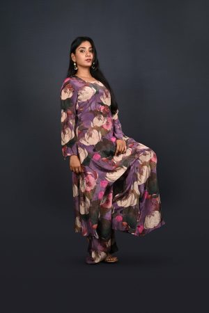 Elegant Printed Co - ord