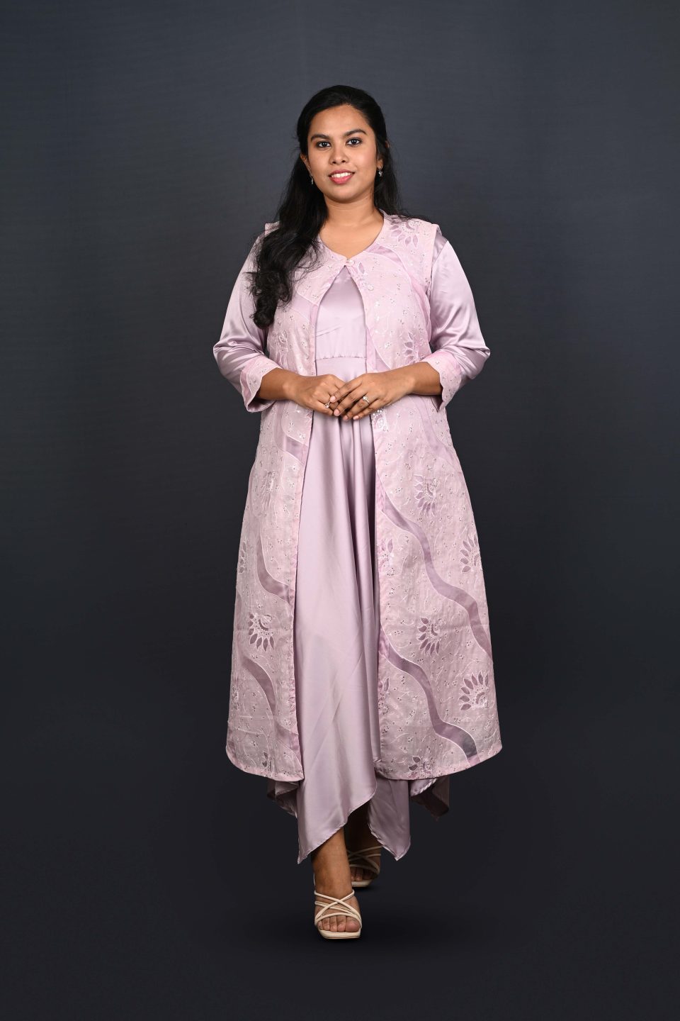 Lavender Gown Set