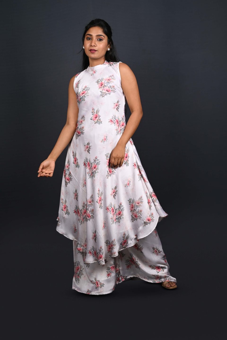 Ivory Rose Printed Outfit