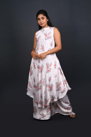 Ivory Rose Printed Outfit