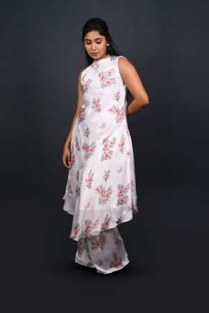 Ivory Rose Printed Outfit