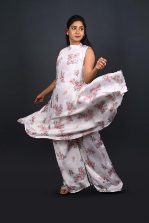 Ivory Rose Printed Outfit