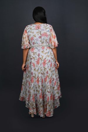 Floral Printed Gown