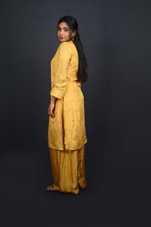 Mustard Yellow Kurta Set