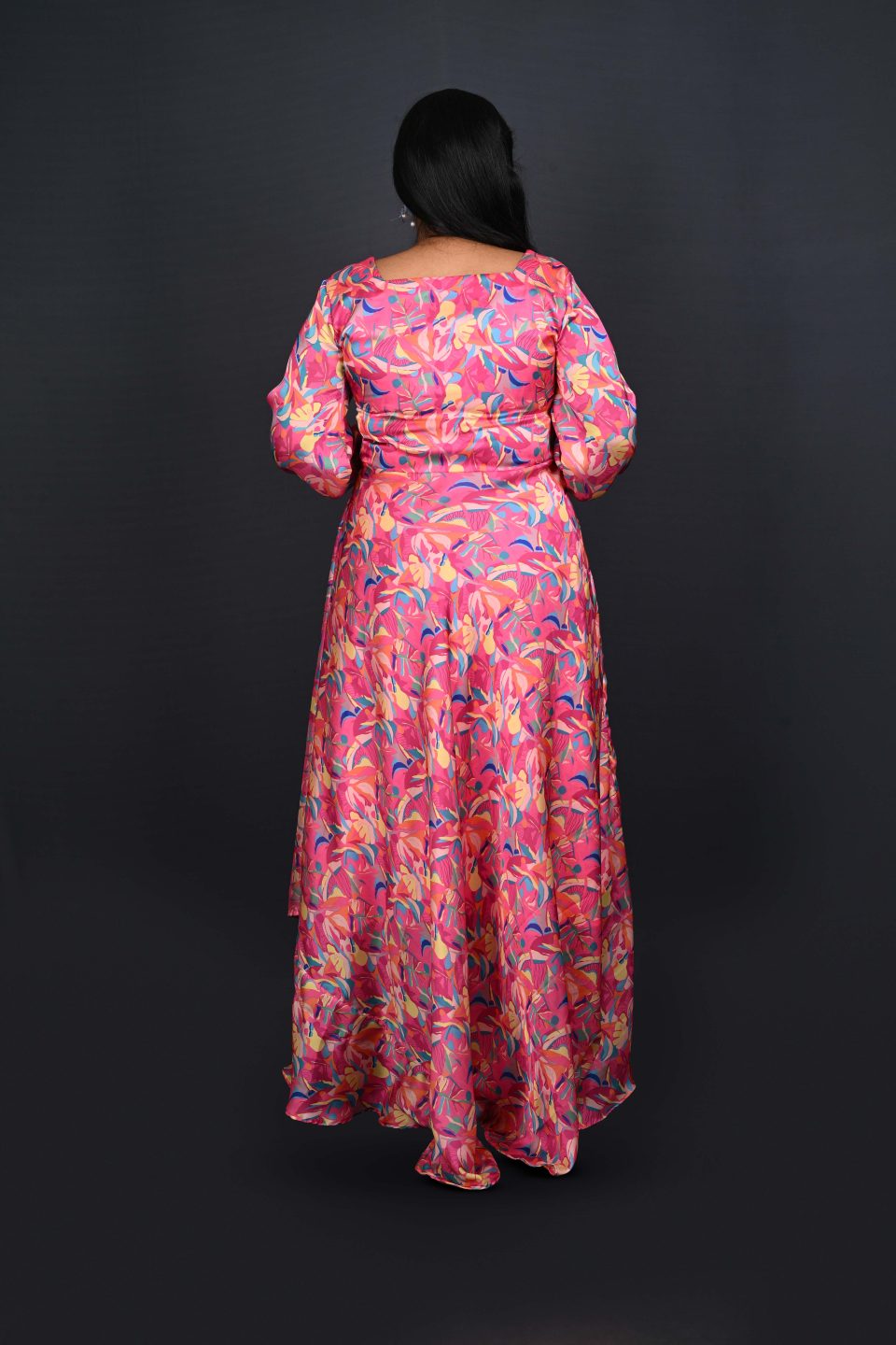 Pink Floral Gown