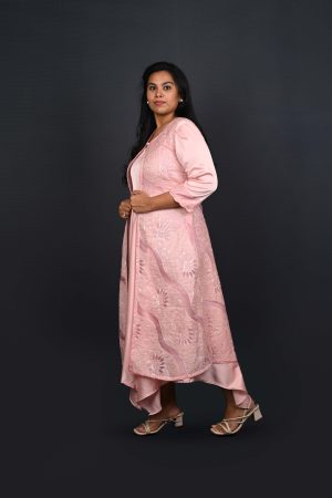 overlay gown for receptions and evening events