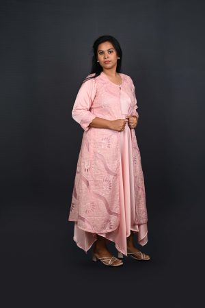 Blush Pink Gown Set