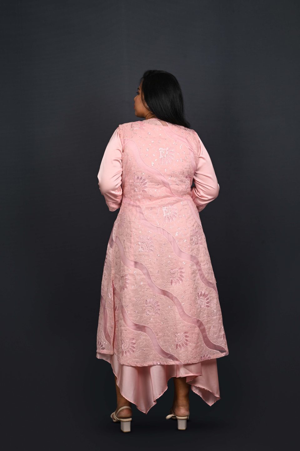 Blush Pink Gown Set
