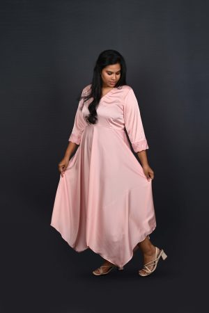 Blush Pink Gown Set