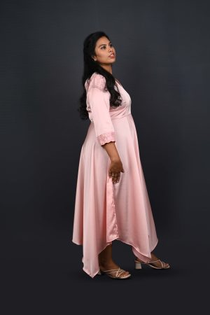 Blush Pink Gown Set