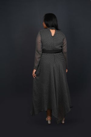 Black Polka Dot Gown
