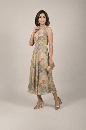 Vintage Botanical Gown