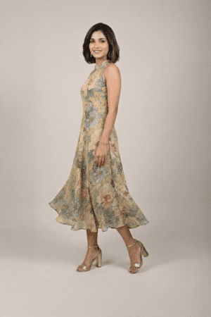 Vintage Botanical Gown