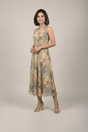 Vintage Botanical Gown