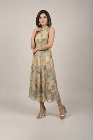 Vintage Botanical Gown