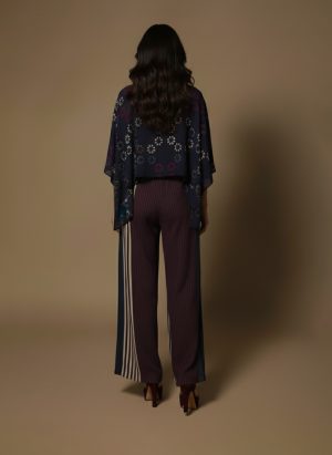 Black Modal Satin Ajrakh Set for women