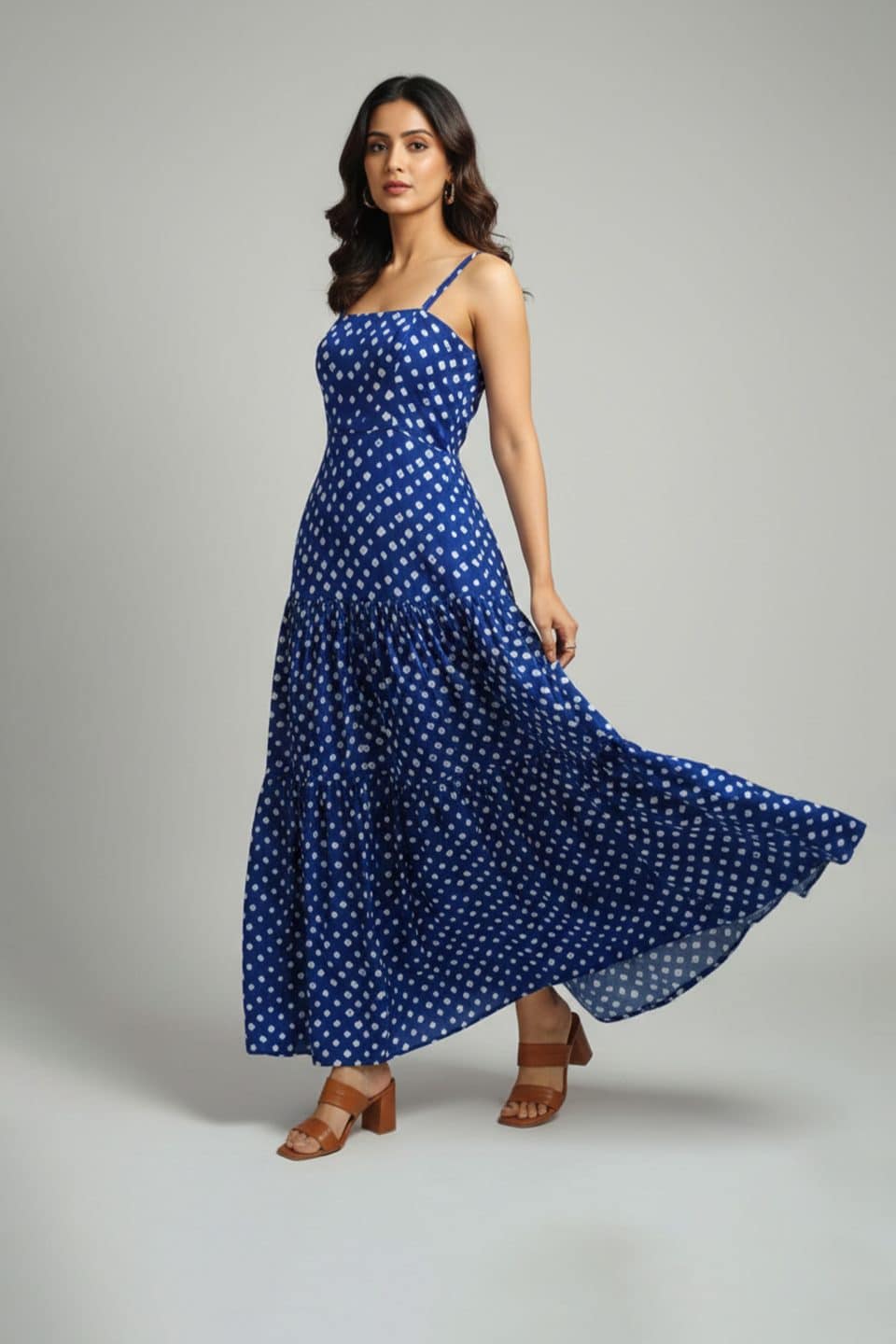 Bandhani Sleeveless Dress