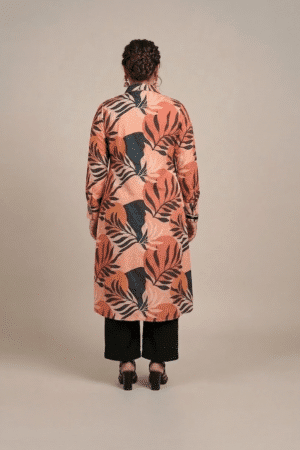 Leaf Pattern Long Shirt