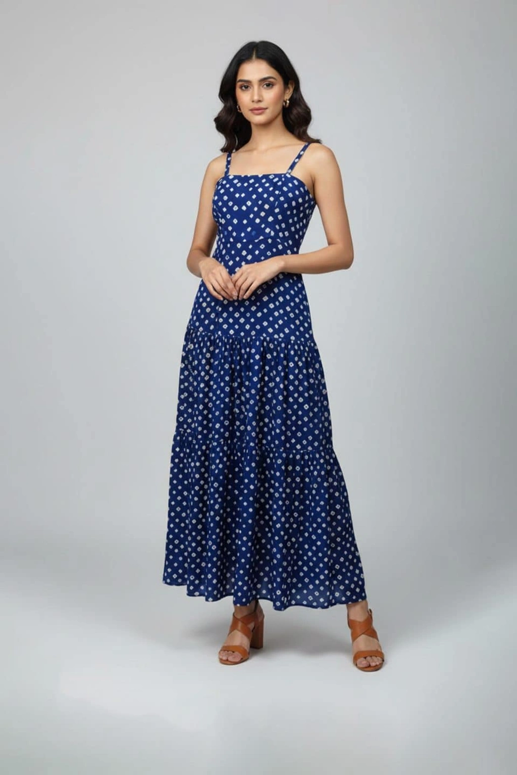 Bandhani Sleeveless Dress